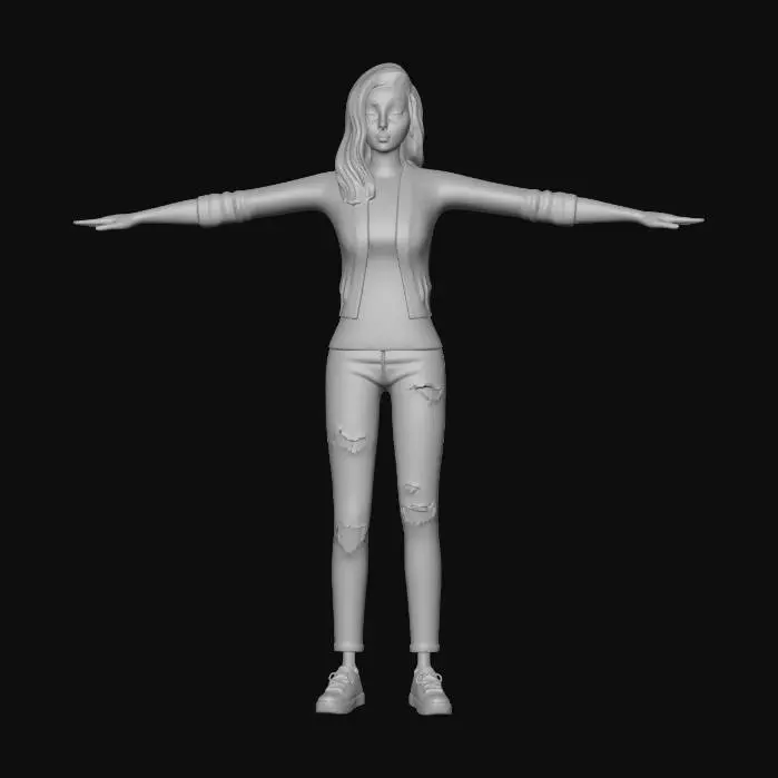3D model for Garden Stroll Girl