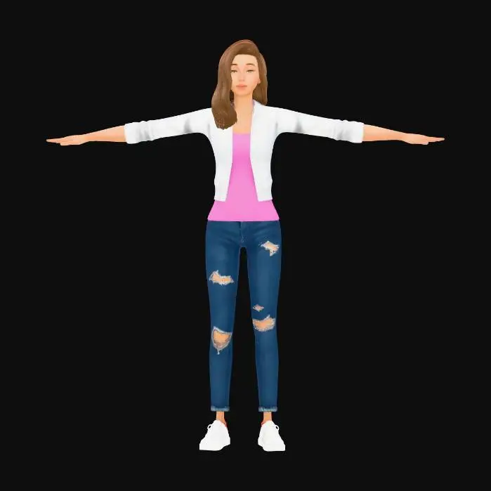 3D model for Garden Stroll Girl