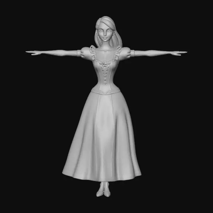 3D model for Princess in the Grand Hall
