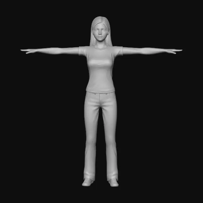 3D model for The Sims 3 Madison VanWaston, full body image with shoes on,
