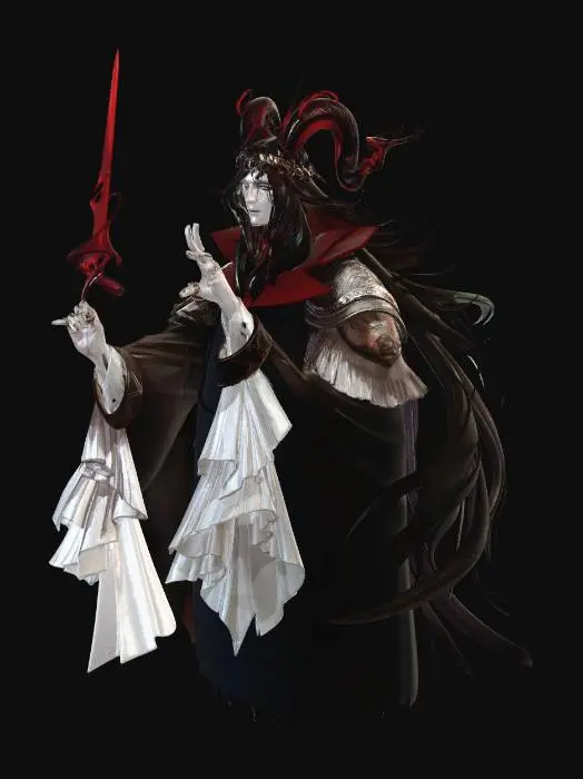 3D model for Crimson Sovereign