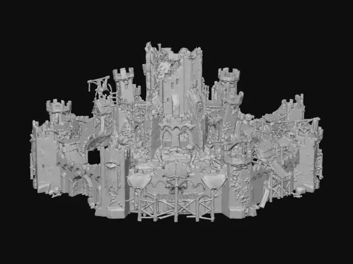3D model for Fortress in Ruin