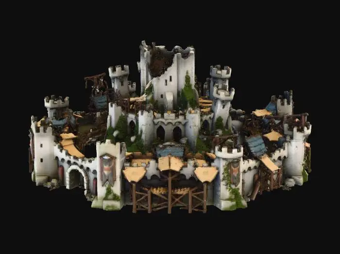 3D model for Fortress in Ruin