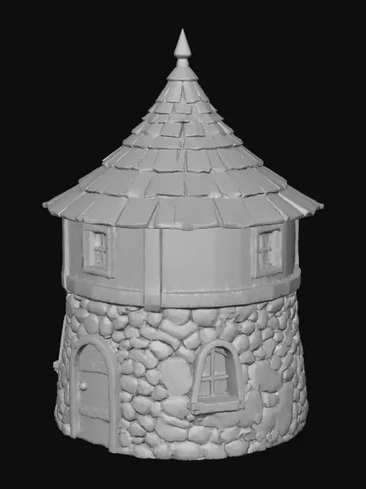 3D model for Medieval Round House