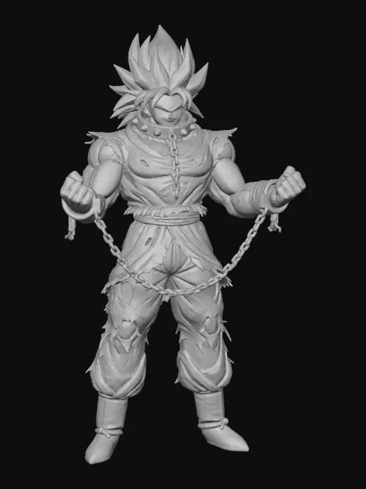 3D model for Imprisoned Warrior