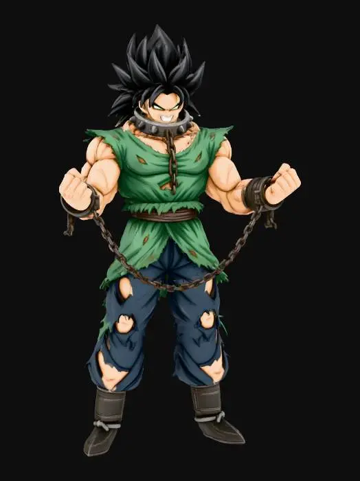 3D model for Imprisoned Warrior