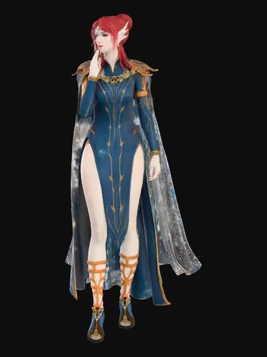 3D model for Mystical Elegance