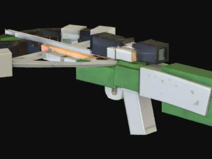 3D model for Crossbow Pixel Art