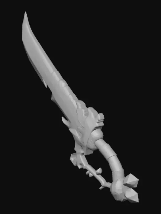 3D model for Emerald Blade