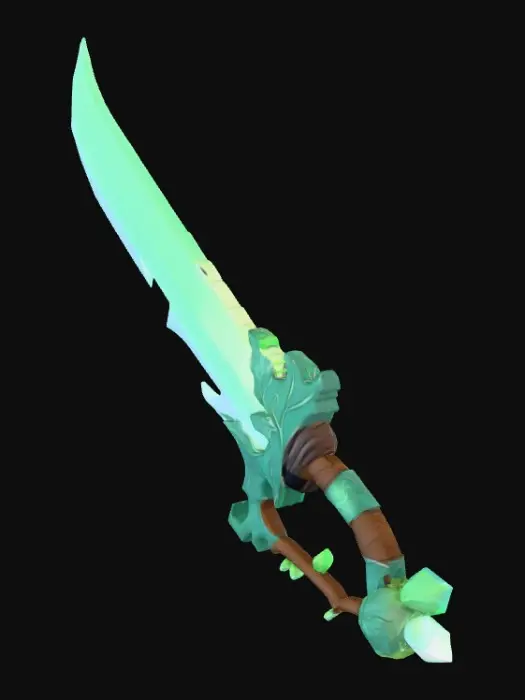 3D model for Emerald Blade