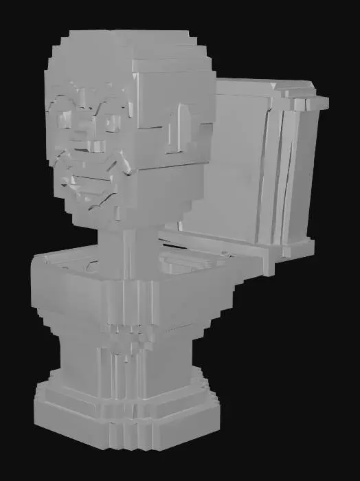 3D model for Skibidi Toilet