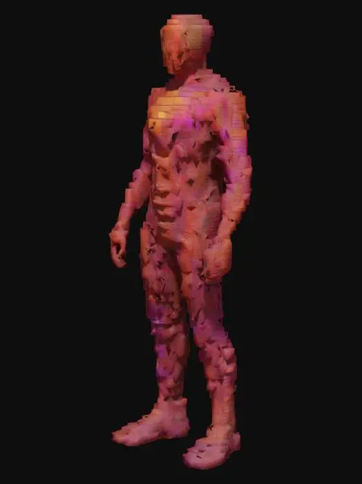 3D model for Pixelated Figure