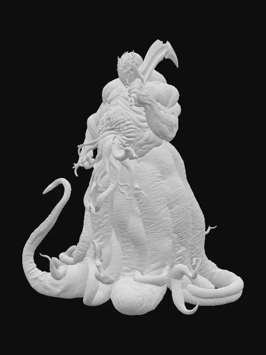 3D model for Tentacle Horror Warrior