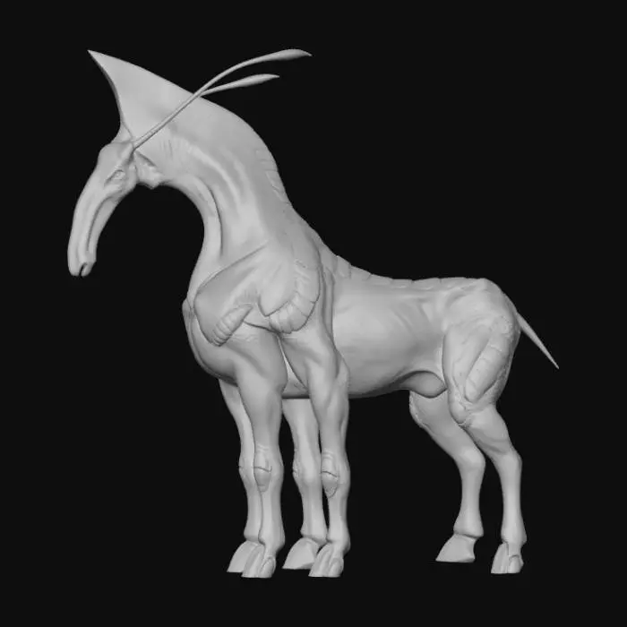 3D model for Avatar: Frontiers of Pandora Direhorse