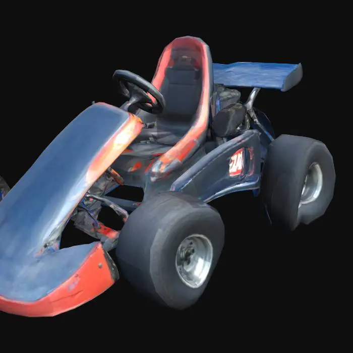 3D model for go cart
