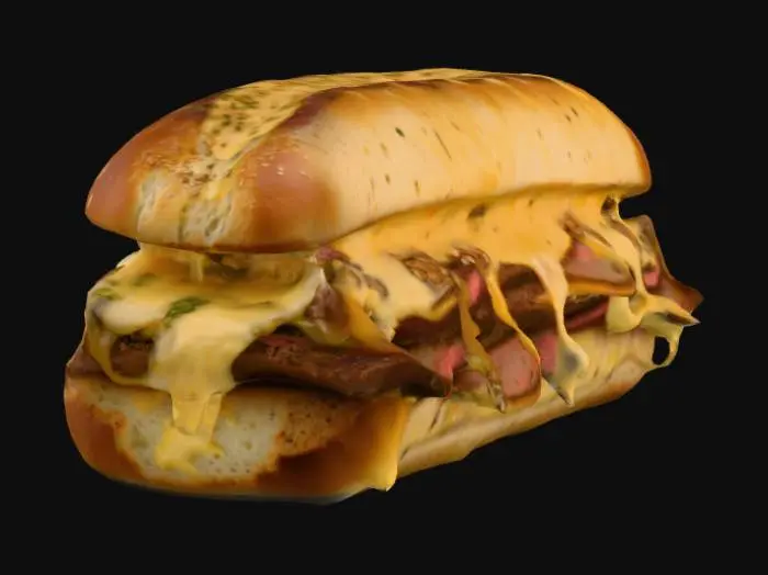 3D model for Cheesy Brisket Hoggie