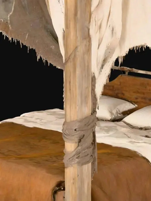 3D model for Modest Canopy Bed