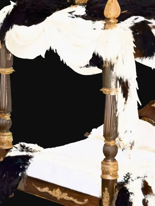 3D model for Regal Canopy Bed