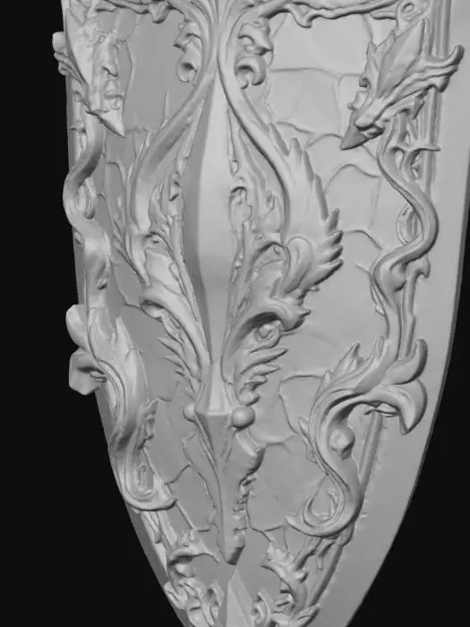 3D model for Aegis of the Azure Dragon