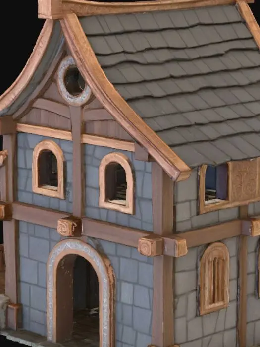 3D model for Dwarven Cottage