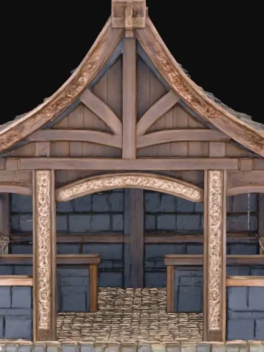 3D model for Dwarven Stable