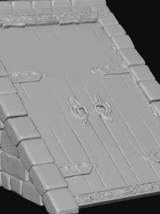 3D model for Dwarven Cellar Entrance