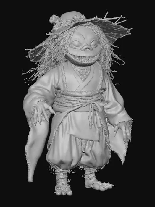 3D model for Straw Hat Fiend, #Halloween2025#