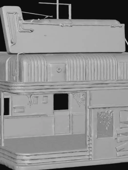 3D model for Abandoned Diner , #Halloween2025#