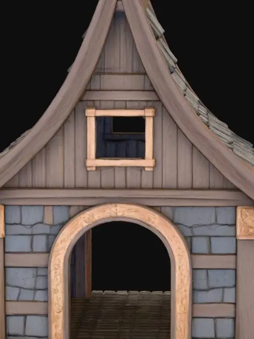 3D model for Dwarven Cottage