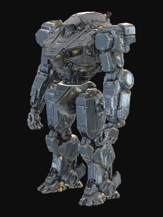 3D model for Mech Guardian