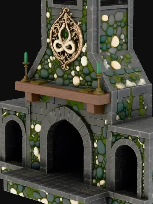 3D model for Stone Hearth 2