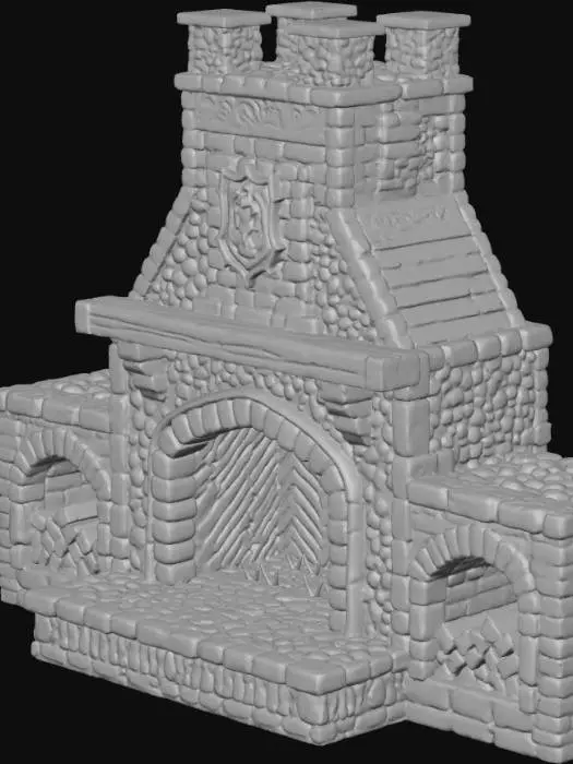 3D model for Stone Hearth Grandeur