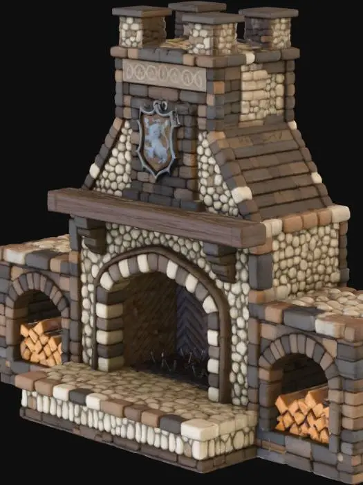 3D model for Stone Hearth Grandeur