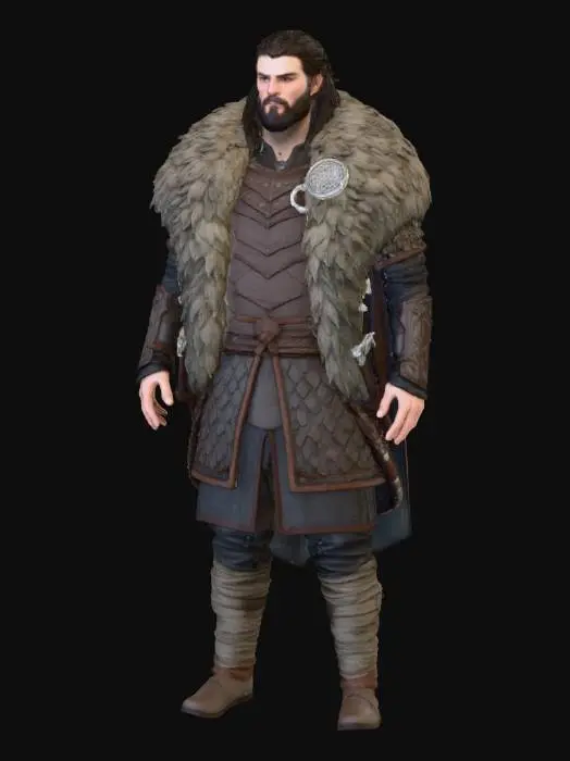 3D model for Viking Warrior