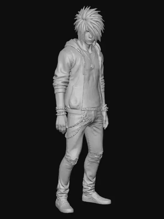 3D model for Emo Dude