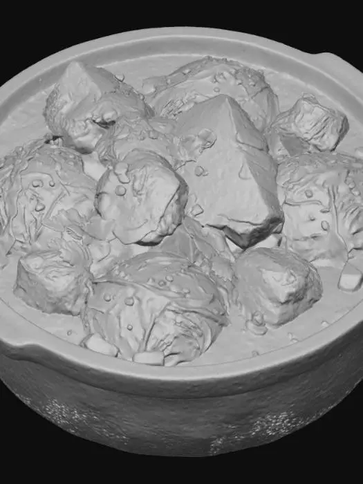 3D model for Steaming Cabbage Stew
