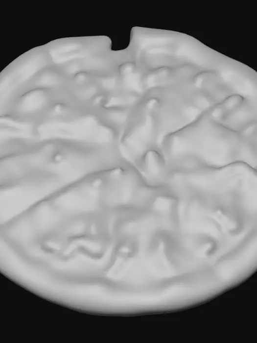 3D model for Mac & Cheese Delight Pizza