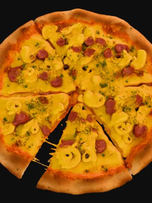 3D model for Mac & Cheese Delight Pizza