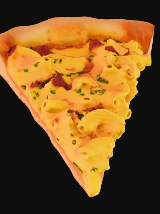 3D model for Macaroni Delight Pizza Slice