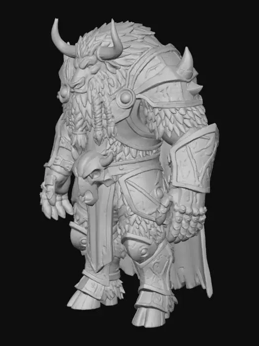 3D model for Minotaur Guardian