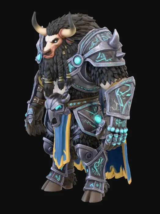 3D model for Minotaur Guardian