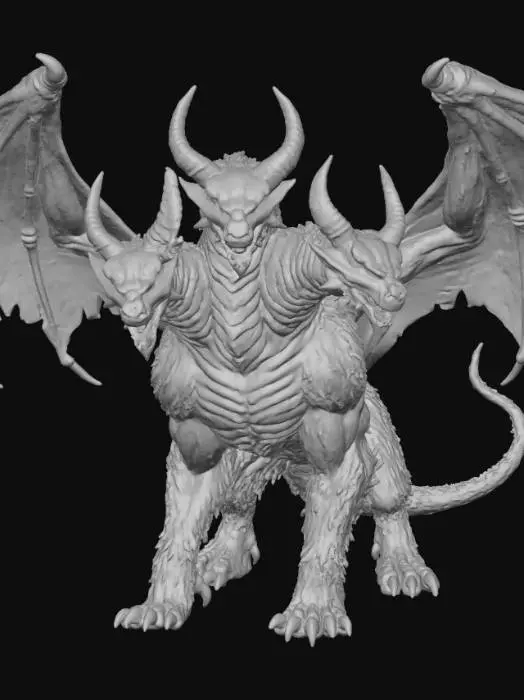 3D model for Frostfire Cerberus