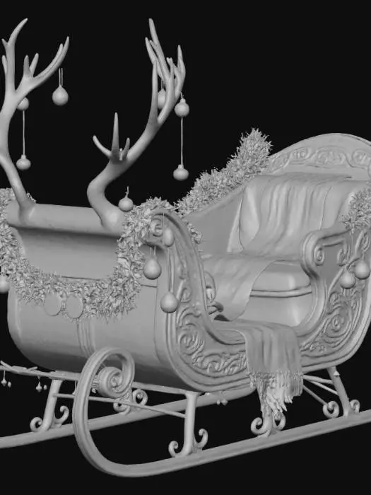 3D model for Enchanted Sleigh