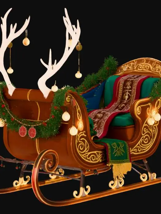 3D model for Enchanted Sleigh