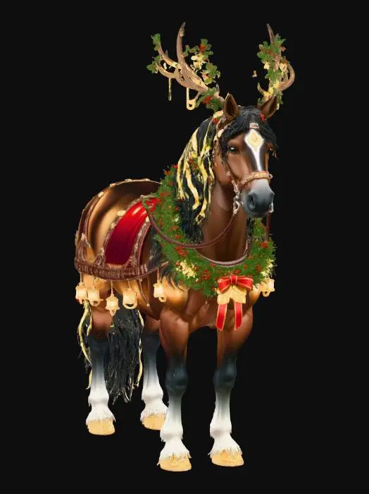 3D model for Majestic Holiday Steed