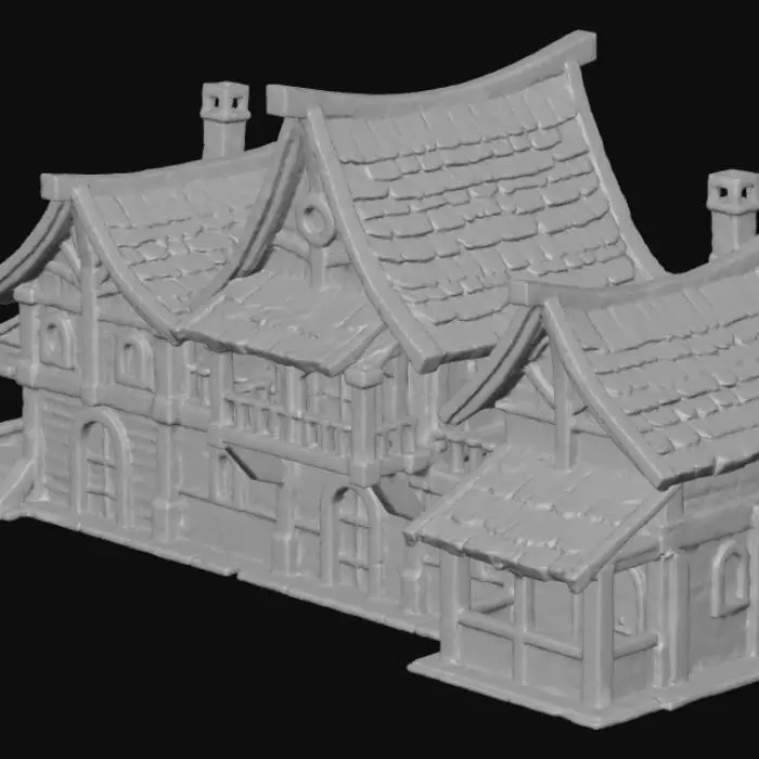 3D model for Nordic Chalet