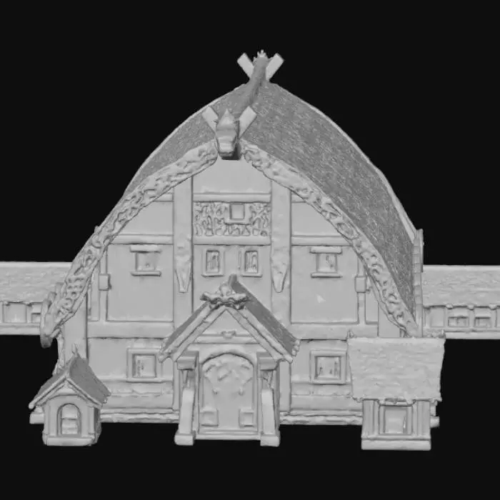 3D model for Viking Longhouse