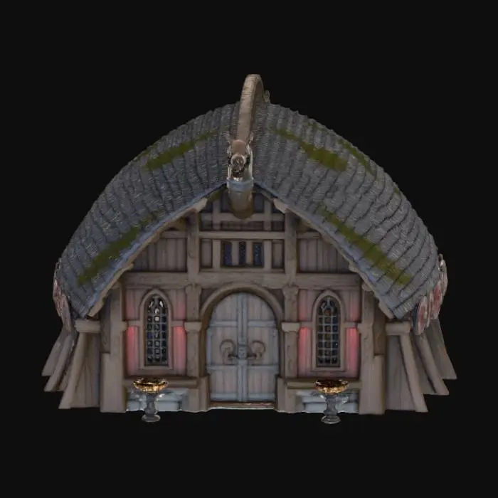 3D model for Dark Longhouse