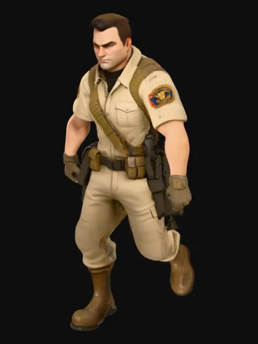 3D model for Heroic Defender