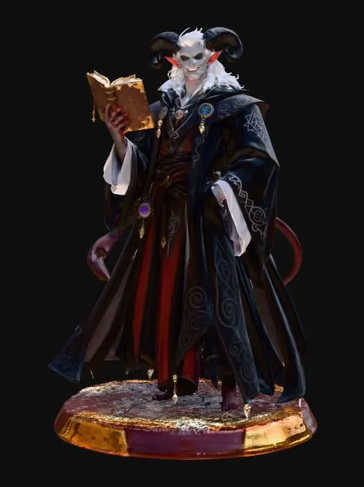 3D model for The Infernal Scholar
